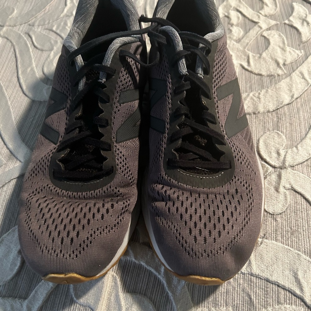 New Balance Men's Charcoal and Black Athletic Shoes